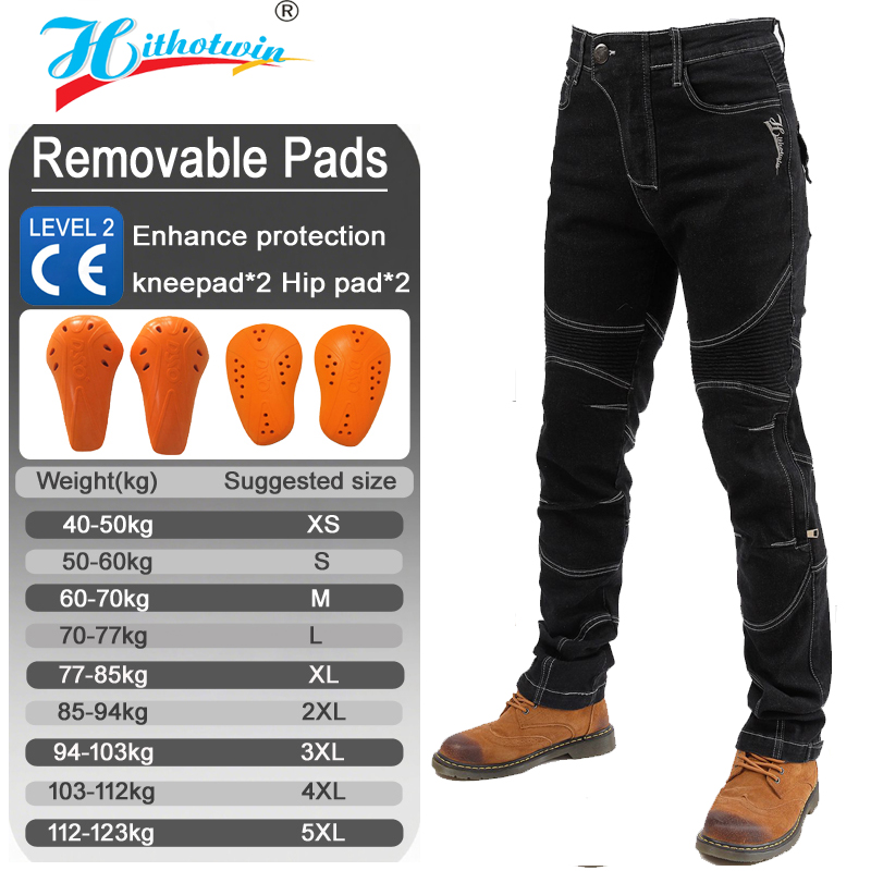 Motorcycle Gear Alpinestar - Men Motorcycle Riding Jeans Protective Kevlar
