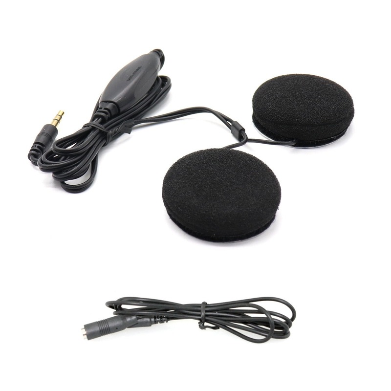 Intercom Headset Helmet - Motorcycle Microphone Helmet Speakers Earphone Headset