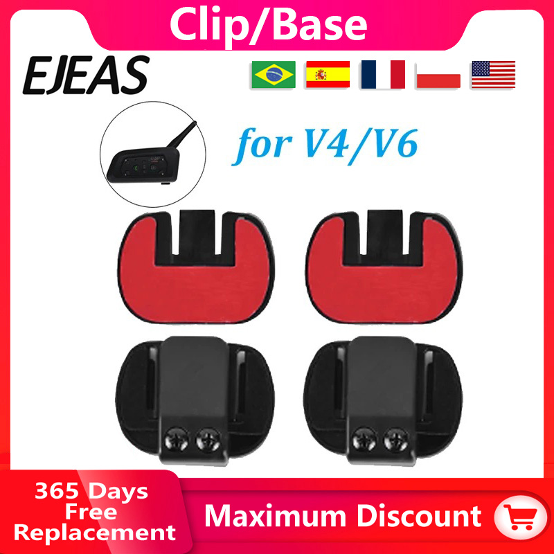 Intercom Headset Helmet - 2PCS EJEAS V6 PRO (3.5mm Interface)