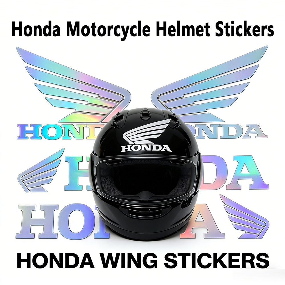 Motorcycle Gear Tidy - Colorful Laser Hollow Letter Carved Stickers