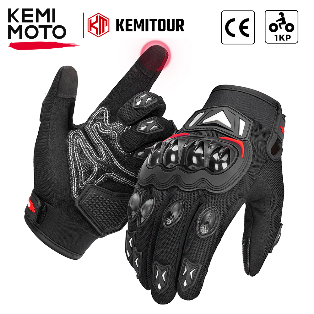 Motorcycle Gear Alpinestar - KEMITOUR Summer Motorcycle Gloves CE Touch