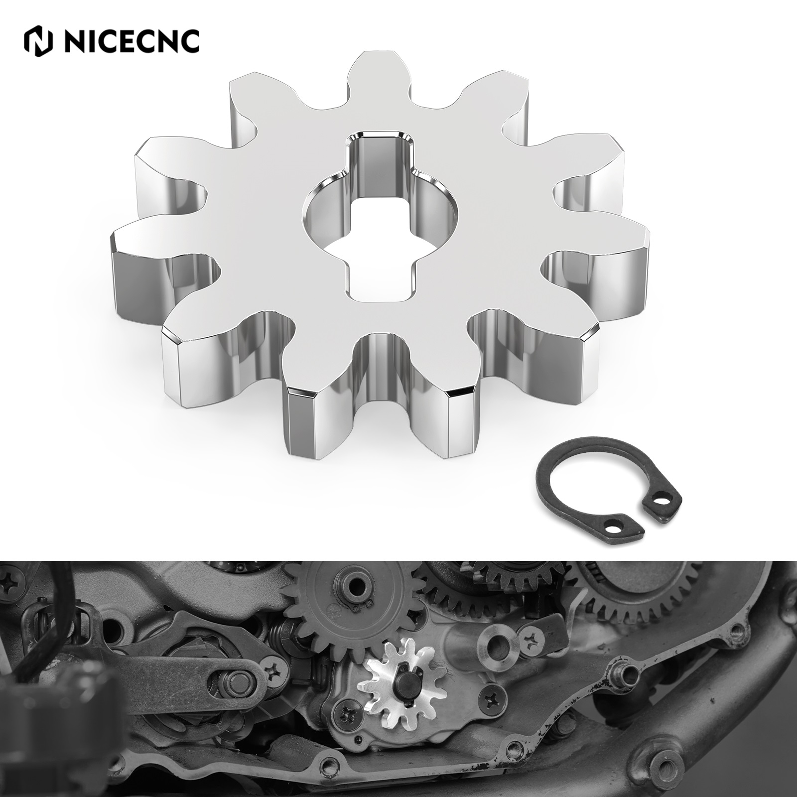 NICECNC For 2024 Suzuki DR-Z40 - Motorcycle Gear Ratings 리뷰 및 가격