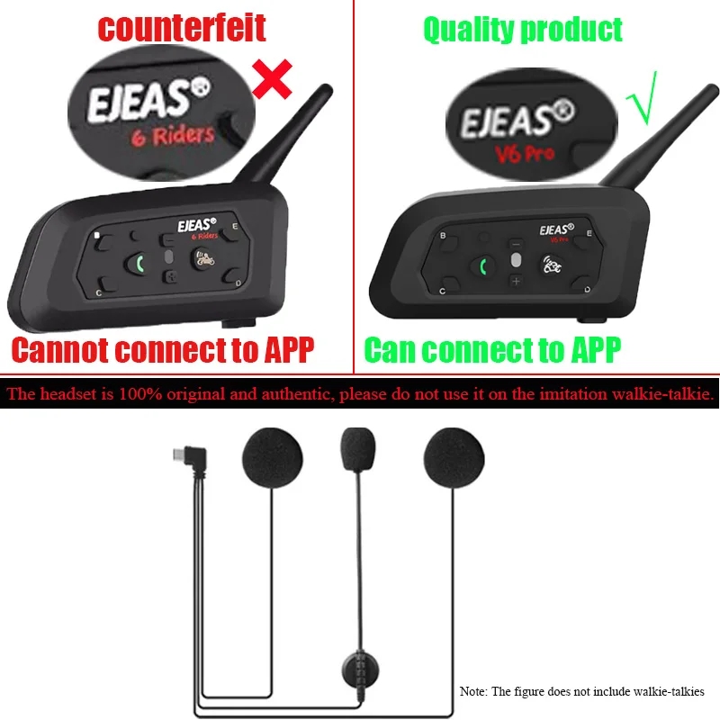 EJEAS V6 PRO+ TYPE-C Jack Micr - Intercom Headset Helmet 리뷰 및 가격