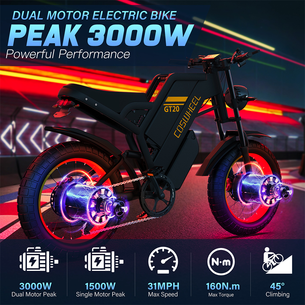 Coswheel Electric bike for Adu - Motorcycle Gear Ratings 리뷰 및 가격