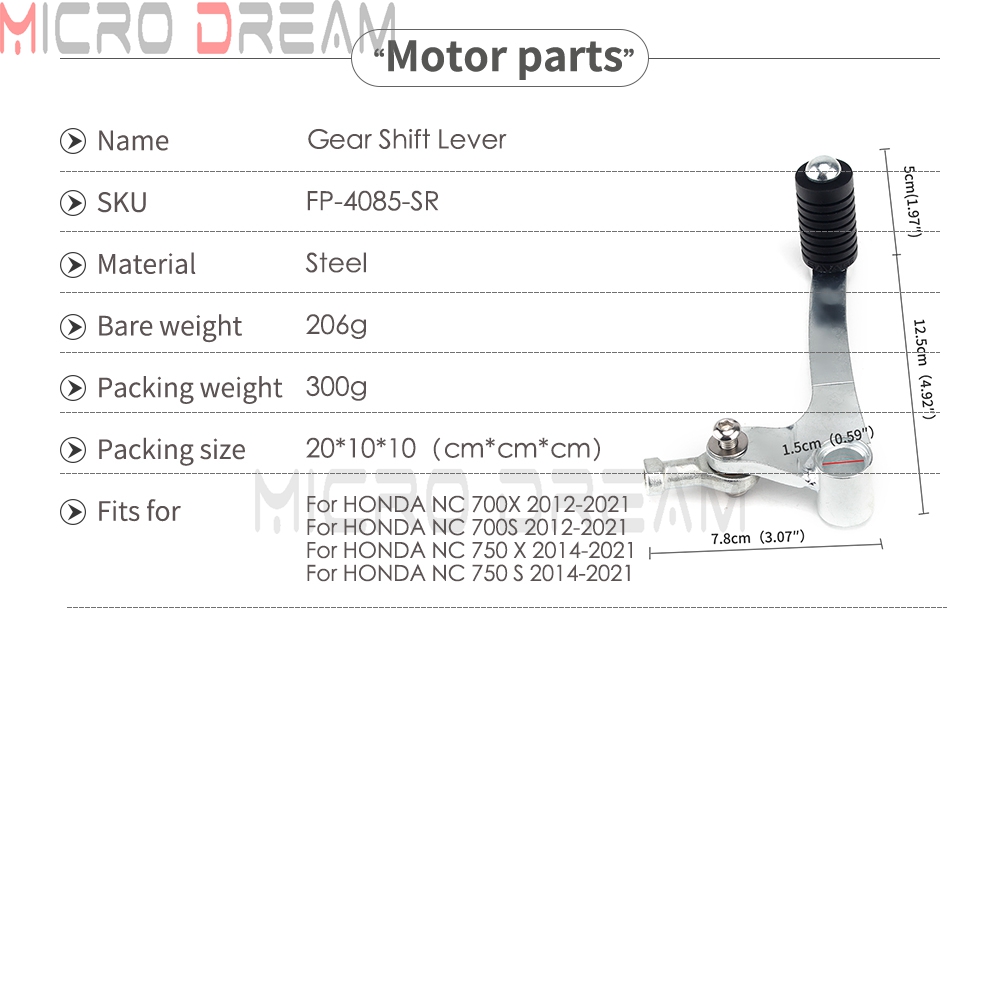 Gear Shift Lever Accessories L - Gear X Motorcycle 리뷰 및 가격